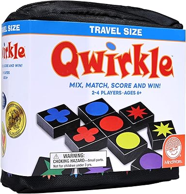 Mindware | quirkle: travel (nouveau) | jeu de société | 6 ans