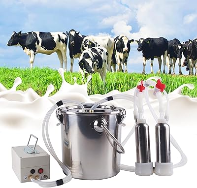 Machine à traire électrique électrique impulsion kit de traite de chèvre en acier