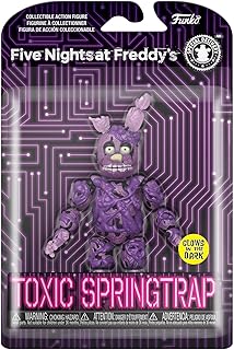 Figurine funko pop : cinq nuits chez freddy's toxic springtrap qui brille