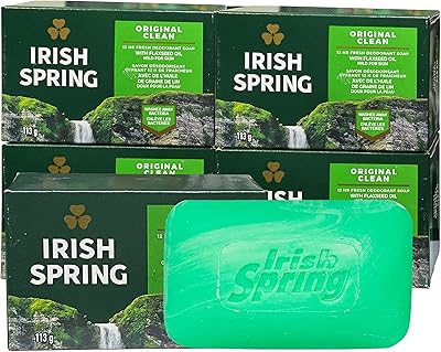 Savon déodorant original irish spring 113 g (paquet de 5)