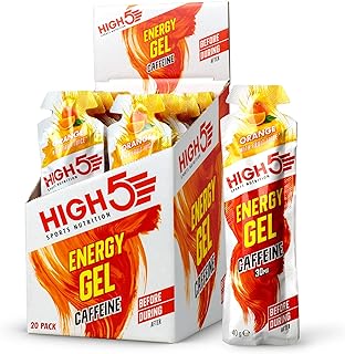 Gel énergétique à la caféine à libération rapide hi-5 pour de l'énergie