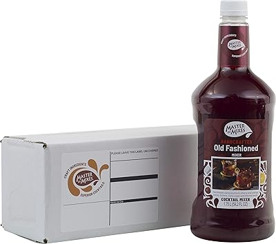 Mélange pour boissons à l'ancienne master of mixes, prêt à l'emploi, bouteille