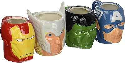 Ensemble de tasses 4 pièces marvel avengers