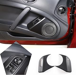 Happyhorse couvercle de commutateur de lève-vitre compatible avec mitsubishi eclipse/eclipse spyder 2006-2011 panneau