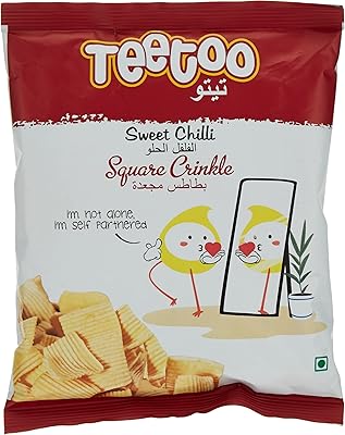 Teetoo sweet chilli square crinkle 16 g