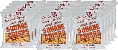 Croustilles smiths curry square 25 pièces 25 g