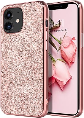 Yinlai iphone 12 pro coque avec motif pailleté fine résistante aux chocs