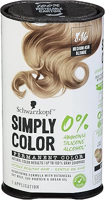 Schwarzkopf simply color crème colorante permanente 8.16 blond cendré moyen 1