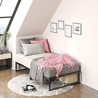 Cadre de lit en métal zinus lorelai 31 cm | support à lattes