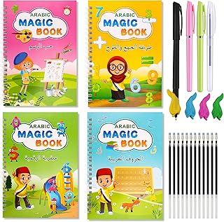 Livres d'écriture magique réutilisables pour les enfants d'âge préscolaire conception de modèles