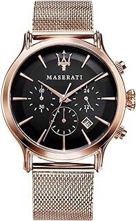 Montre décontractée pour homme analogique plaquée or rose r8873618005