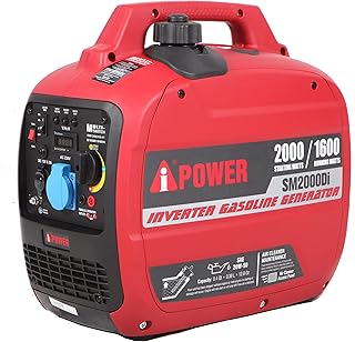 Générateur à onduleur silencieux à essence ipower, 50/60 hz, 2000 watts