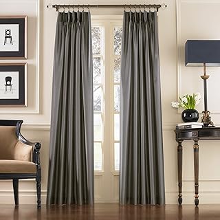Rideaux en fausse soie curtainworks marquise, 30" x 50", métallisé, 1q800004pt