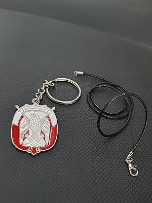 Porte-clés et pendentif abu dhabi émirats arabes unis avec les deux options