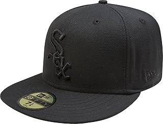 Casquette ajustée new era mlb noir sur noir 59fifty