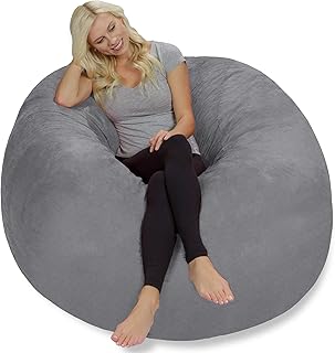 Fauteuil poire chill sack : pouf géant en mousse à mémoire de forme