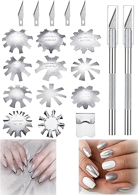 12 pièces coupe-ongles français français en acier inoxydable module de plaque