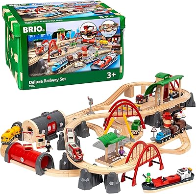 Brio world 33052 ensemble ferroviaire de luxe | jouet de train en bois