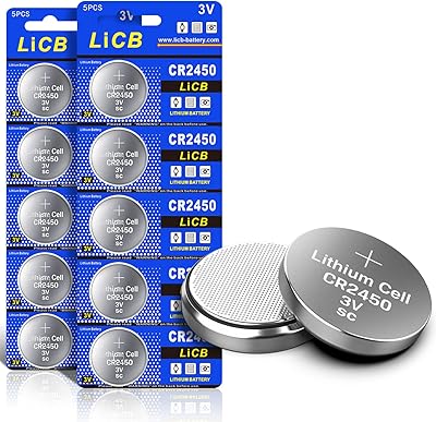 Pile au lithium lici-p cr2450 3v cr 2450 de lici-p 10 pièces