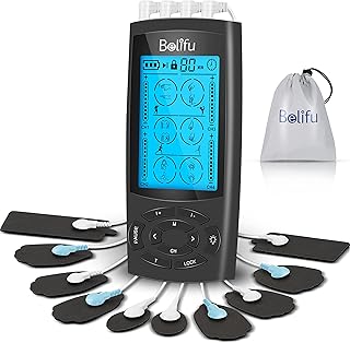 Unité belifu tens ems à 4 canaux indépendants stimulateur musculaire pour soulager la douleur