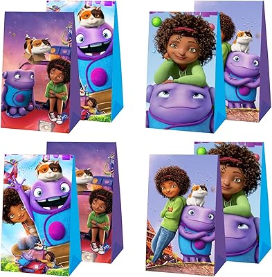 12 pièces sacs de cadeaux de fête de film à la maison fournitures