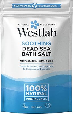 Sel de la mer morte apaisant 100 % pur westlab, 1 kg