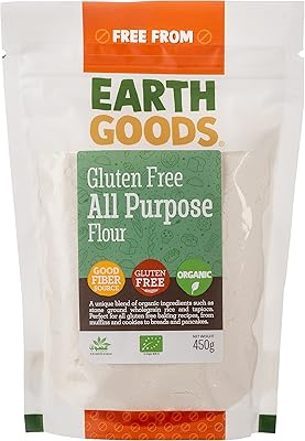 450g de mélange à gâteau tout usage biologique et sans gluten de earth