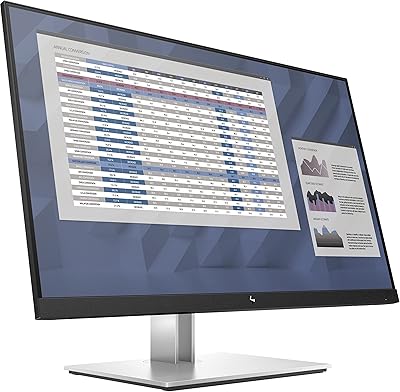 Moniteur hp elite display e27 g4 27" ips rétroéclairé led, fhd 1920 x