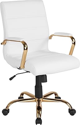 Chaise de bureau whitney à dossier moyen flash furniture - bureau pivotant