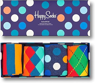 Ensemble de chaussettes 4 pièces happy sox mix