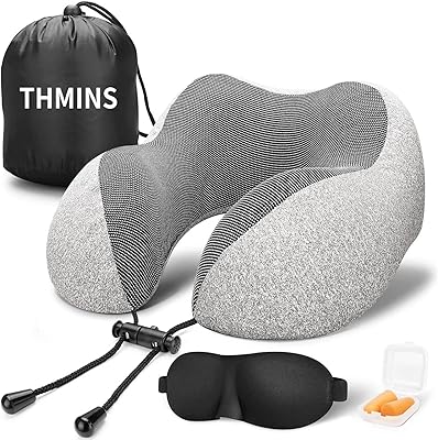 Oreillers de voyage thumins accessoires oreiller cervical en forme de u housse confortable