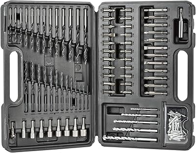 Jeu d'embouts de tournevis/forets black & decker, 109 pièces (bda91109)