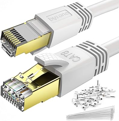 Câble ethernet biasign cat 8 blanc 10m haute vitesse 40gbps 2000mhz câble lan rj45 plaqué or résistant aux intempéries durable extérieur rapide cat 6/cat6e/cat7 pour pc. L'alternative e-commerce intelligente au Sénégal : Diaytar