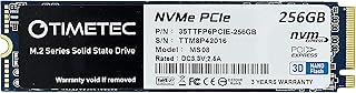 Timetec 256 go ssd nvme pcie gen3x4 8 go/s m.2 2280 3d nand