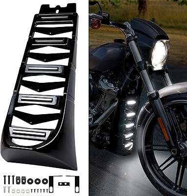 Kit de becquet avant de moto pour panne de harley davidson softail, couvercle
