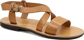 Sandales en cuir grec emanuel pour hommes, sandales pour hommes faites à la main