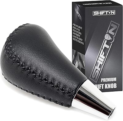 Pommeau de levier de vitesse chieftain en cuir pour toyota avalon yaris 4runner