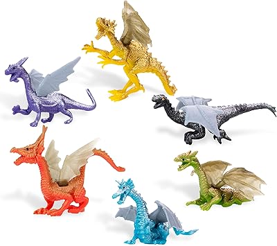 Gros jouets jouets dragon de 2 pouces ensemble 24 pièces pour cadeaux