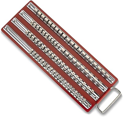 Tolux 03966l support de douilles universel organiseur de plateaux en acier 80