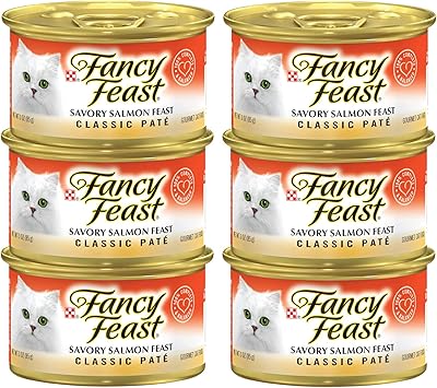 Purina fancy feast - apéritif de saumon en conserve classique taille 85 g