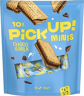 Bahlesin pickup! minis biscuits au chocolat au lait croquants au beurre fourrés