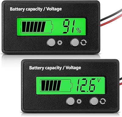 Indicateur de batterie compteur de batterie de voiturette de golf réglage avant interrupteur