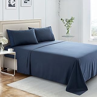 Vanta republic parure de lit en microfibre twin brush, 2200 fils au pouce