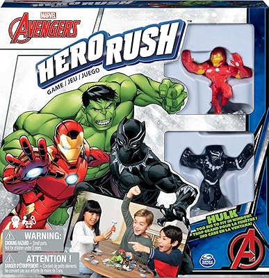 Cardinal games marvel avengers hero 6053089 jeu de société rush multicolore