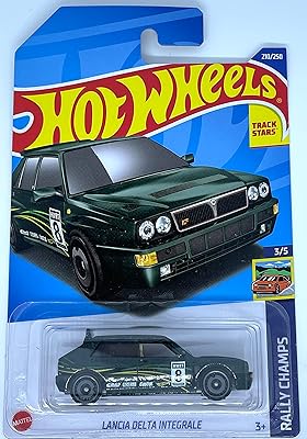 Hot wheels 2022 - lancia delta intergrill - vert - rallychamps - 3/5