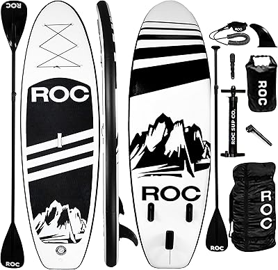 Planche de stand up paddle gonflable rock avec accessoires et sac à dos