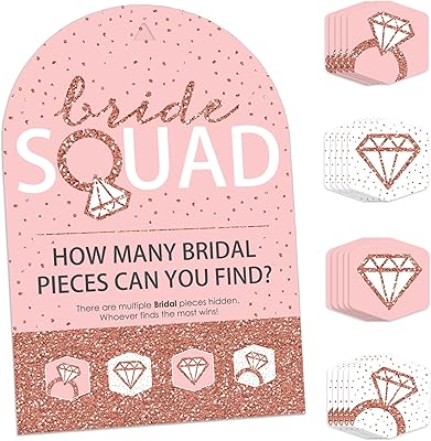 Big dot of happiness bride squad evjf ou 1 support et 48