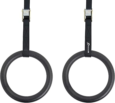 Anneaux de gymnastique prosourcefit fitness avec sangles réglables pour un conditionnement complet du