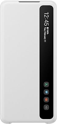 Couvercle transparent pour samsung ef-zg985c s20+ - blanc