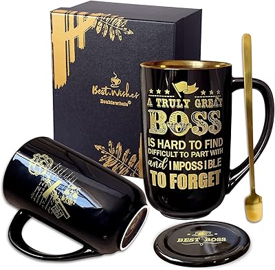 Coffret cadeau double tasse à café en céramique blanche avec la phrase